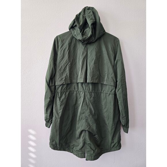 Old Navy Active Women’s S Green Hooded Lightweight Windbreaker Jacket Gorpcore - Picture 3 of 8